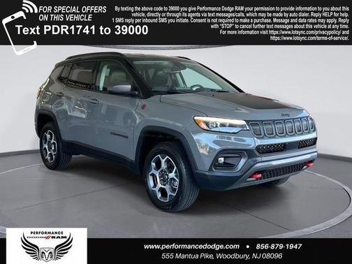 Sting Gray Clearcoat 2022 Jeep Compass Trailhawk
