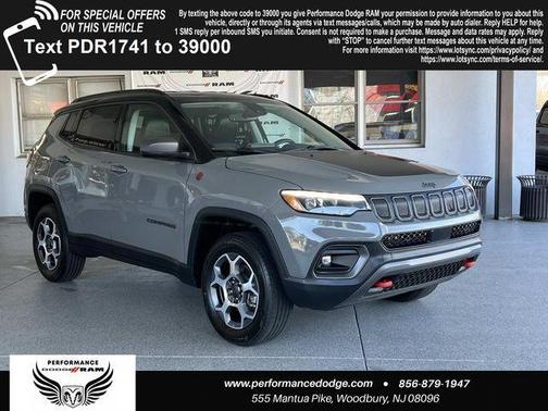 Sting Gray Clearcoat 2022 Jeep Compass Trailhawk