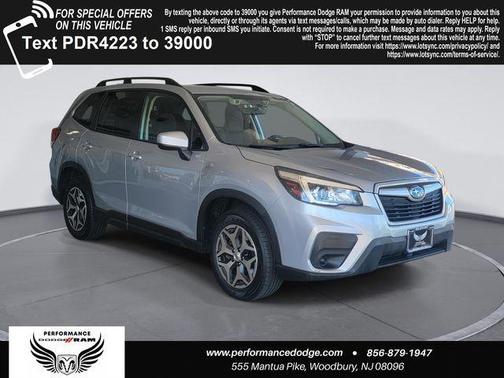 Ice Silver Metallic 2020 Subaru Forester Premium
