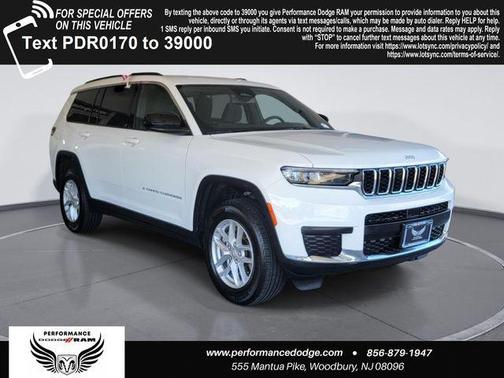 Bright White Clearcoat 2024 Jeep Grand Cherokee L Laredo