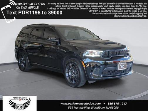 Black Clearcoat 2026 Dodge Durango GT HEMI V8