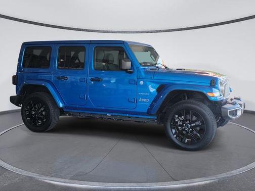 Hydro Blue Pearl 2024 Jeep Wrangler 4xe Sahara