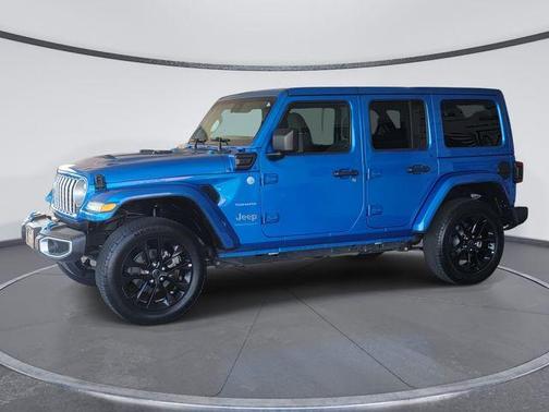 Hydro Blue Pearl 2024 Jeep Wrangler 4xe Sahara