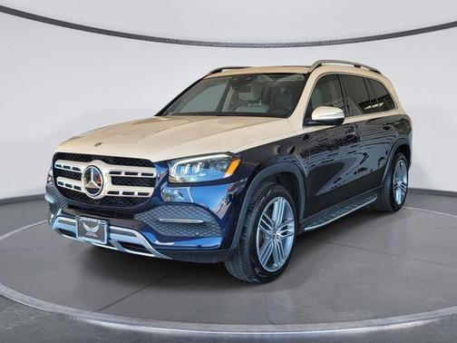 Blue 2022 Mercedes-Benz GLS 450 4MATIC