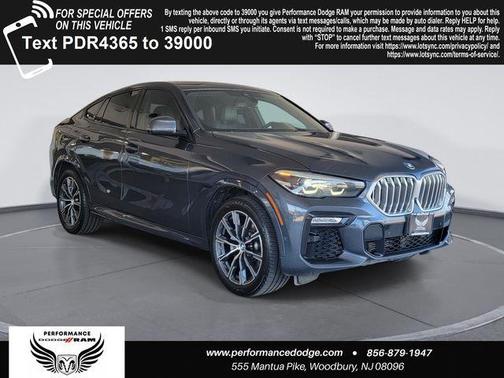 Arctic Gray Metallic 2020 BMW X6 xDrive40i
