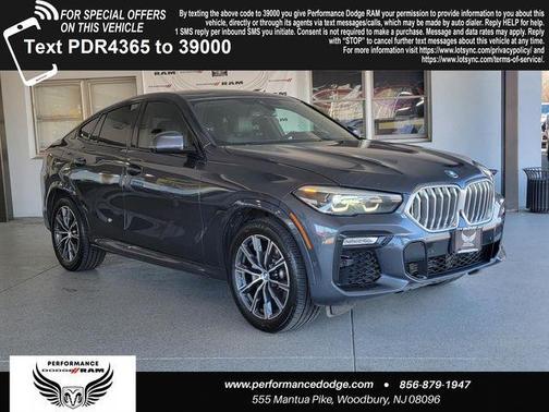 Arctic Gray Metallic 2020 BMW X6 xDrive40i