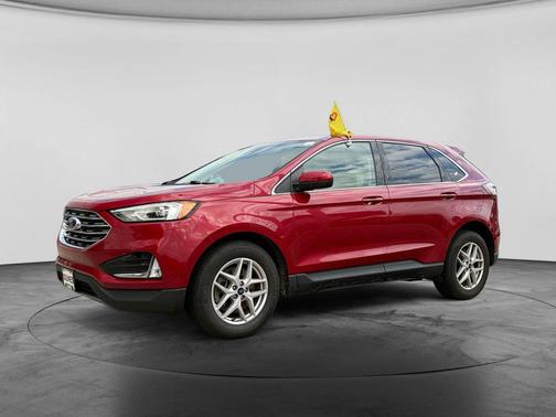 Rapid Red Metallic Tinted Clearcoat 2021 Ford Edge SEL