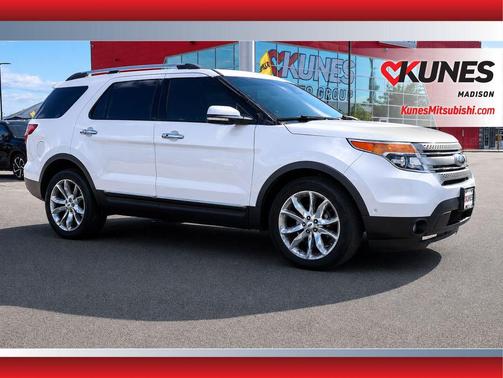 White Platinum Metallic Tri-Coat 2013 Ford Explorer Limited