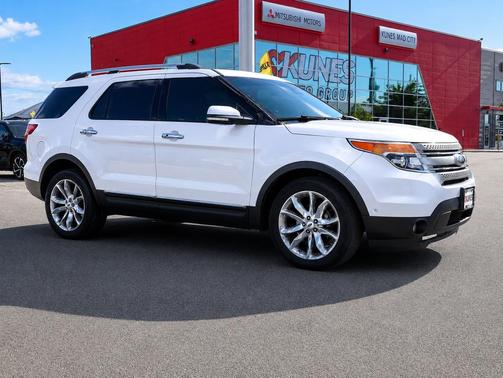White Platinum Metallic Tri-Coat 2013 Ford Explorer Limited