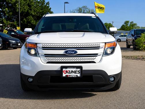 White Platinum Metallic Tri-Coat 2013 Ford Explorer Limited
