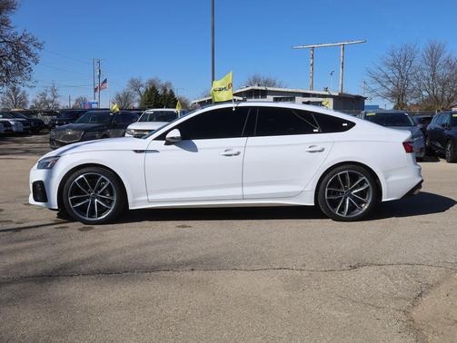 Arkona White 2024 Audi A5 Sportback 45 S Line Premium