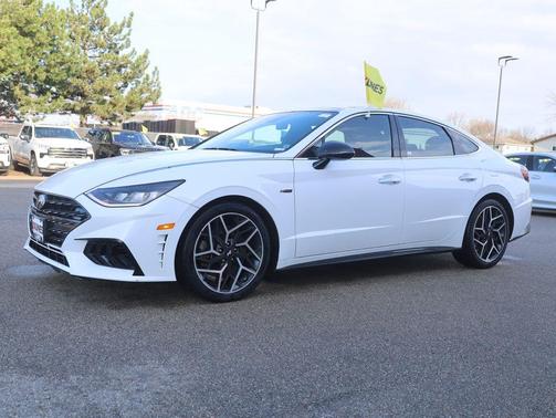 Serenity White 2023 Hyundai SONATA N Line