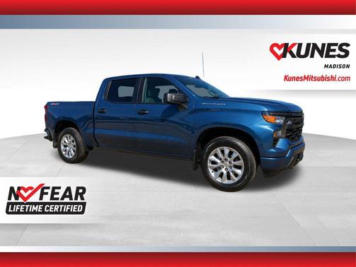 Lakeshore Blue 2024 Chevrolet Silverado 1500 Custom