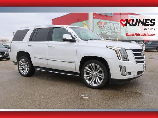Crystal White Tricoat 2017 Cadillac Escalade Premium Luxury