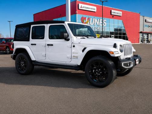 Bright White Clearcoat 2023 Jeep Wrangler 4xe Sahara