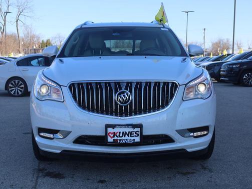White Frost Tricoat 2016 Buick Enclave Leather