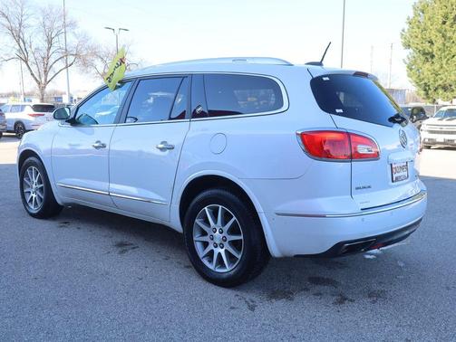 White Frost Tricoat 2016 Buick Enclave Leather