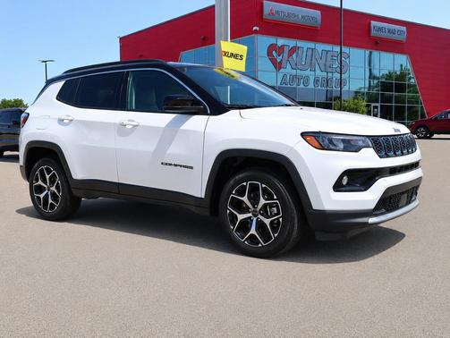 Bright White Clearcoat 2025 Jeep Compass Limited