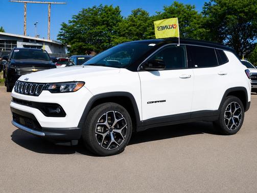 Bright White Clearcoat 2025 Jeep Compass Limited