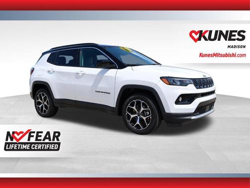 Bright White Clearcoat 2025 Jeep Compass Limited