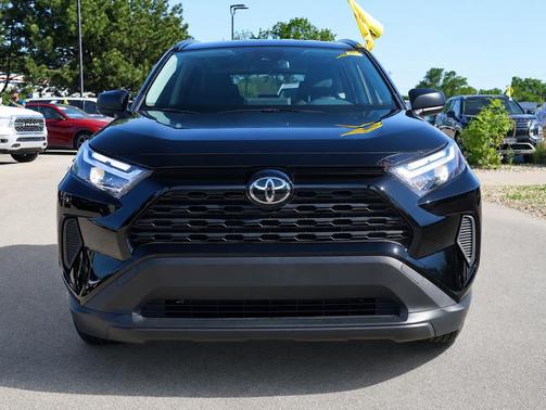Midnight Black Metallic 2025 Toyota RAV4 Hybrid LE