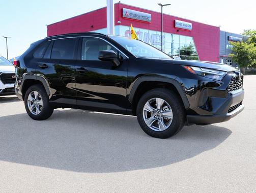 Midnight Black Metallic 2025 Toyota RAV4 Hybrid LE