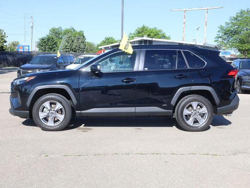 Midnight Black Metallic 2025 Toyota RAV4 Hybrid LE