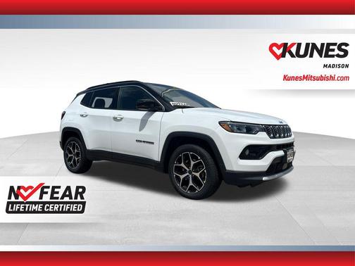 Bright White Clearcoat 2025 Jeep Compass Limited