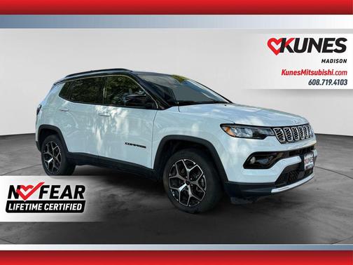 Bright White Clearcoat 2025 Jeep Compass Limited