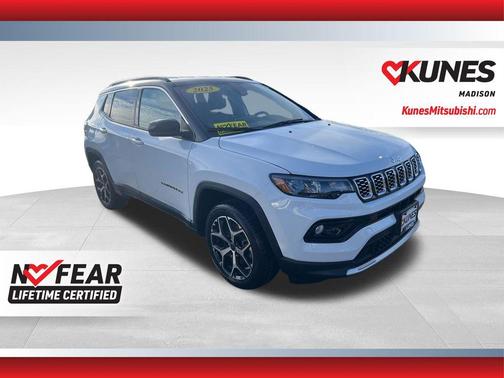 Bright White Clearcoat 2025 Jeep Compass Limited