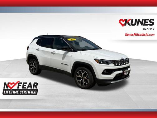 Bright White Clearcoat 2025 Jeep Compass Limited