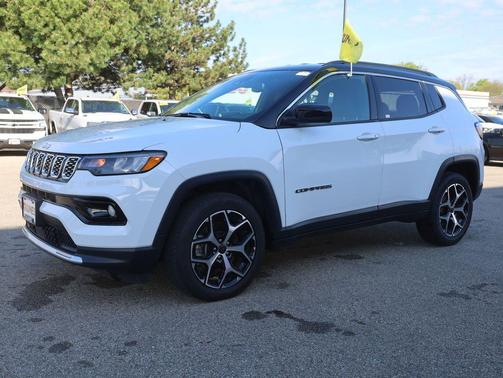 Bright White Clearcoat 2025 Jeep Compass Limited