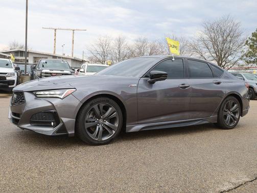 Modern Steel Metallic 2022 Acura TLX A-Spec