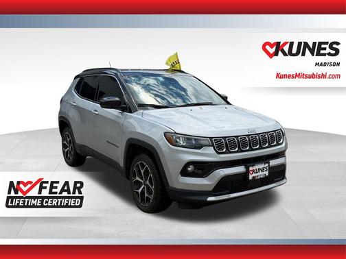 Silver Zynith Metallic Clearcoat 2025 Jeep Compass Limited