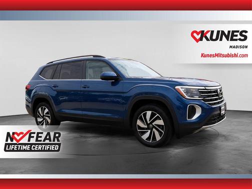 Mountain Lake Blue Metallic 2026 Volkswagen Atlas 2.0T SE w/Technology 4MOTION
