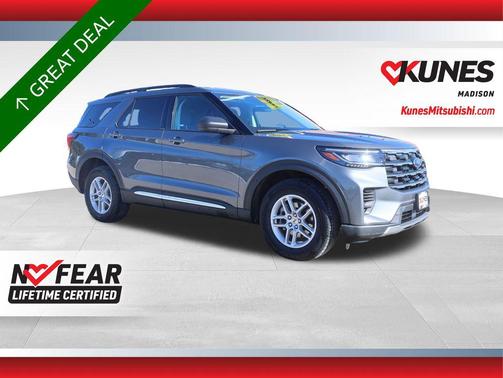 Gray Metallic 2025 Ford Explorer Active