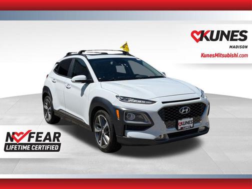 Chalk White 2020 Hyundai KONA Limited