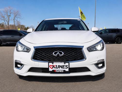 Majestic White 2023 INFINITI Q50 3.0t LUXE