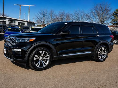 Agate Black Metallic 2020 Ford Explorer Platinum