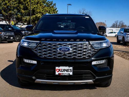 Agate Black Metallic 2020 Ford Explorer Platinum