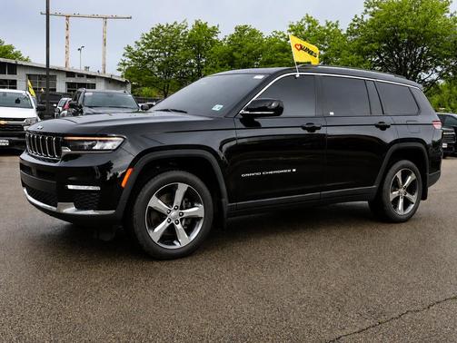 Diamond Black Crystal Pearlcoat 2021 Jeep Grand Cherokee L Limited