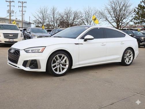 White 2024 Audi A5 Sportback 45 S Line Premium Plus