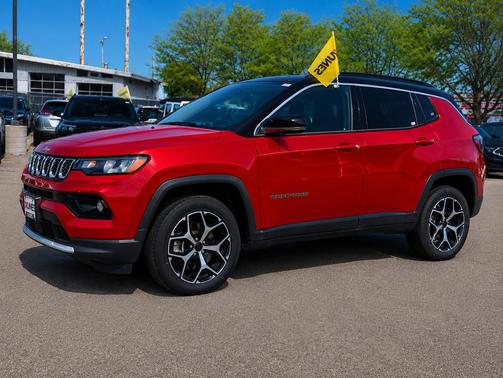 Red Hot Pearlcoat 2025 Jeep Compass Limited