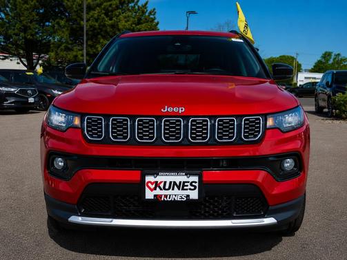 Red Hot Pearlcoat 2025 Jeep Compass Limited