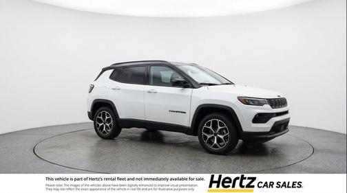 Bright White Clearcoat 2025 Jeep Compass Limited