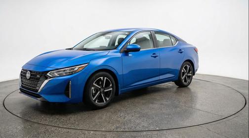 Electric Blue Metallic 2025 Nissan Sentra SV