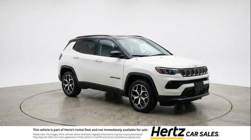 Bright White Clearcoat 2025 Jeep Compass Limited
