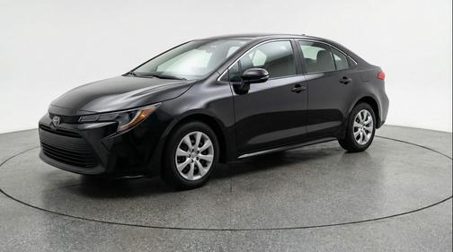 Midnight Black Metallic 2025 Toyota Corolla LE