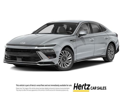 Aero Silver 2025 Hyundai SONATA Hybrid SE