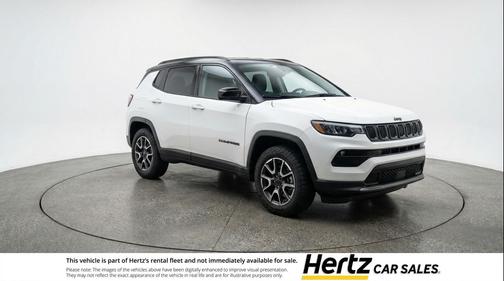 Bright White Clearcoat 2025 Jeep Compass Trailhawk